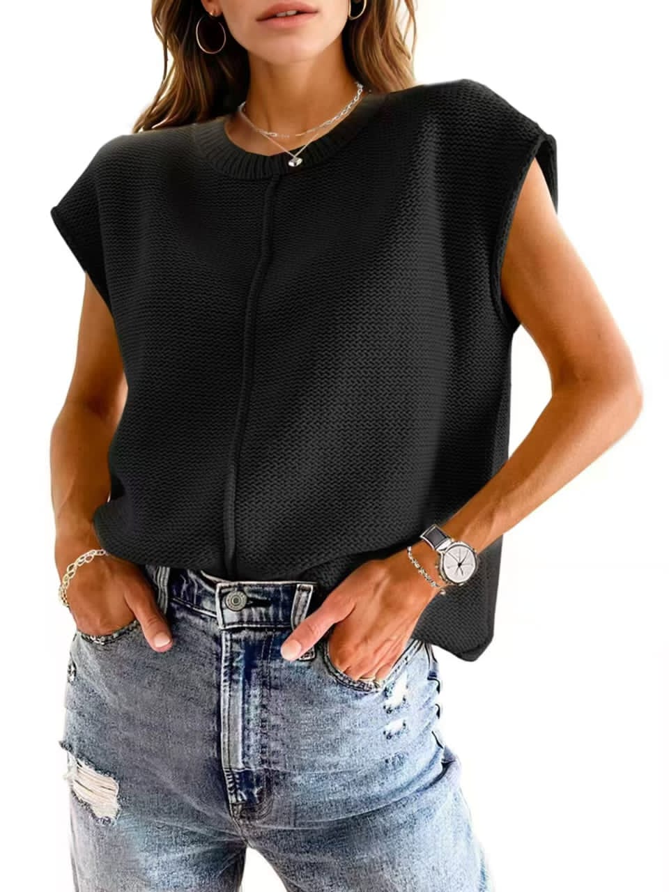 Read more about the article Vest Soft Knit Tank Top