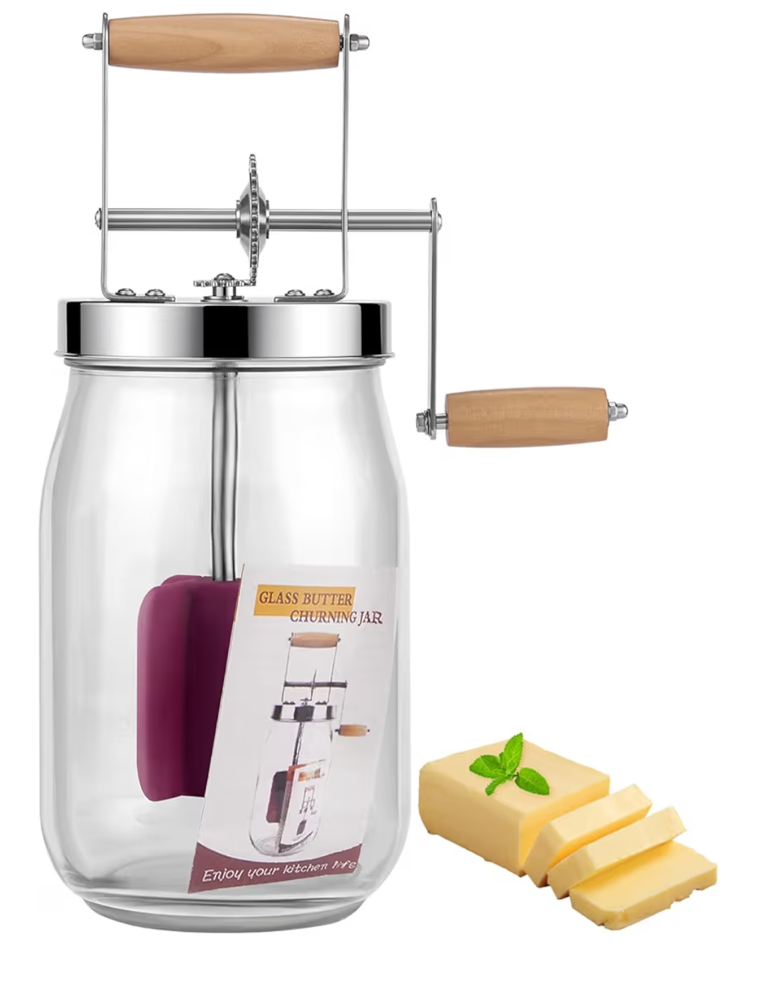 Read more about the article Butter barrel glass with hand crank