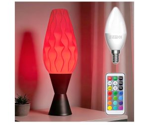 Color changing table lamp