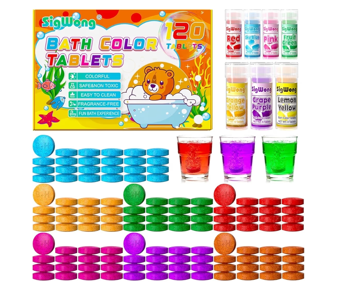 Read more about the article Bath color tablet