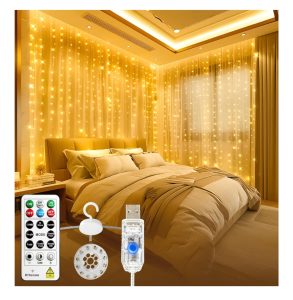 Indoor curtains light