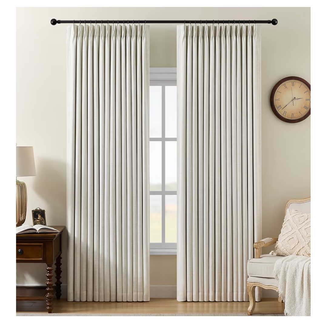Read more about the article Pinch pleated curtains